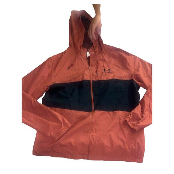 Under Armour Outdoor Full Zip Hooded Windbreaker Jacket Men’s Size XL - Picture 3 of 6